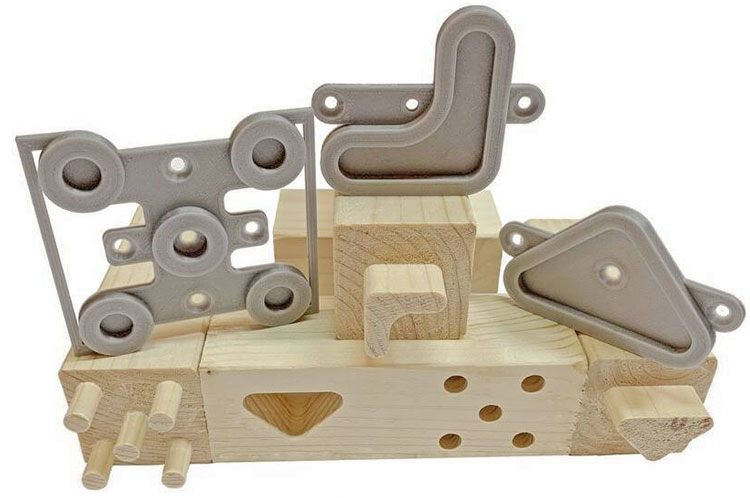 Indywidualne połączenia meblowe i ich szablony wykonane na drukarce 3D | agencja-amk.pl Indywidualne połączenia meblowe i ich szablony wykonane na drukarce 3D