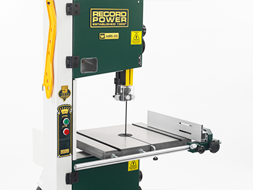 Ogranicznik w pilarce Sabre300 Record Power | agencja-amk.pl Pilarka taśmowa Sabre300