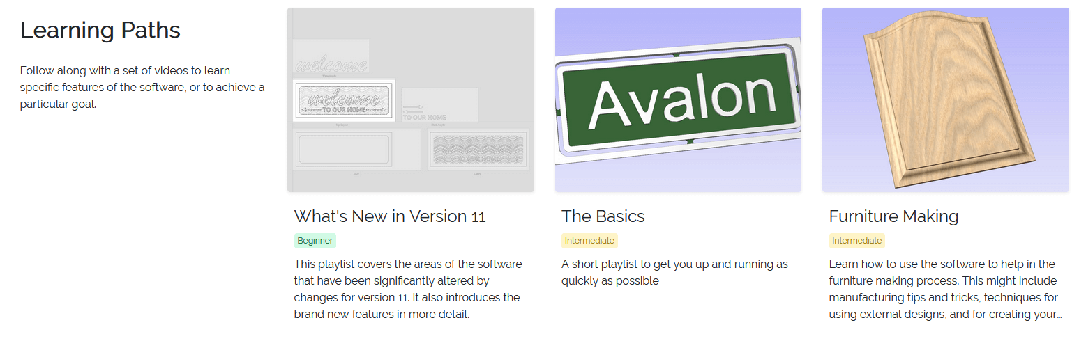 Naucz się obsługi VCarve Pro już dziś | vectric.com Poradniki VCarve Pro - strona vectric.com