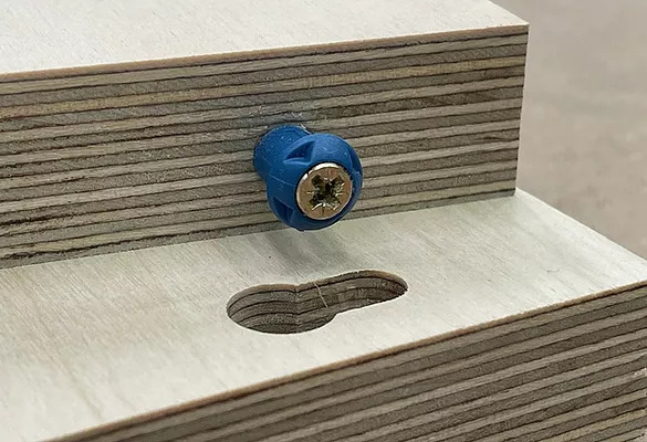 Szablon Peanut Mini - osadzanie złączki Szablon Peanut Mini - osadzanie złączki