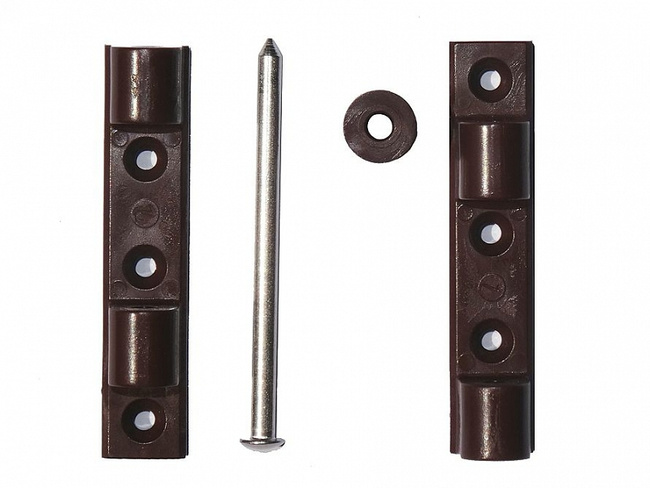 Zawias do moskitiery drzwiowej z PCV duży