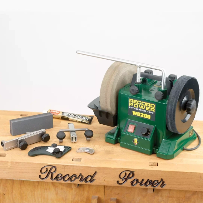 Ostrzarka wodna, wolnoobrotowa WG200 z osprzętem