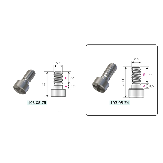 Śrubowe złącze meblowe QFIX do płyt od 16mm + śruba 6x7.5 mm HEX - 50 kpl.