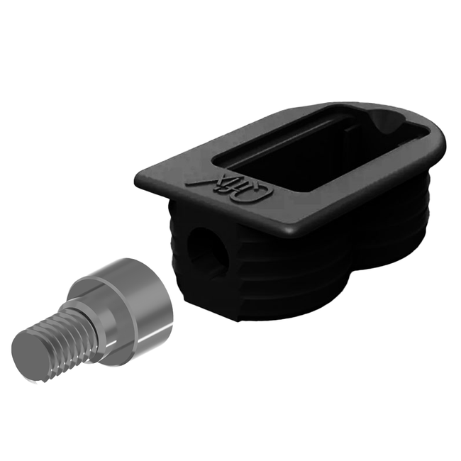 Śrubowe złącze meblowe QFIX do płyt od 16mm + śruba 6x7.5 mm HEX - 50 kpl.