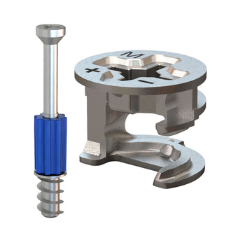 Złącze meblowe mimośrodowe PLUS Ø15x12.5 mm do płyt 16mm - 10 kpl.
