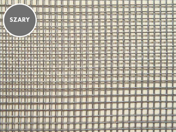 Moskitiera z włókna szklanego szara miękka szer. 1.6 m 18x16x0.2 mm