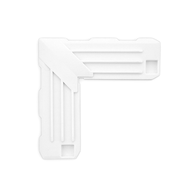 Narożnik do moskitiery, wewnętrzny z PCV A6 biały RAL 9016