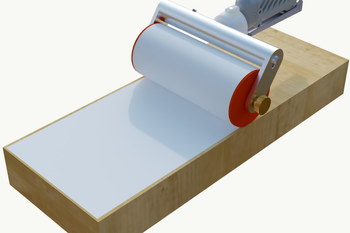 Dysza walcowa z wałkiem gąbczastym, szerokość 150 mm