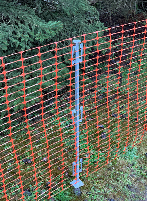 Plastikowa siatka ogrodzeniowa, budowlana szer. 100cm x 50m