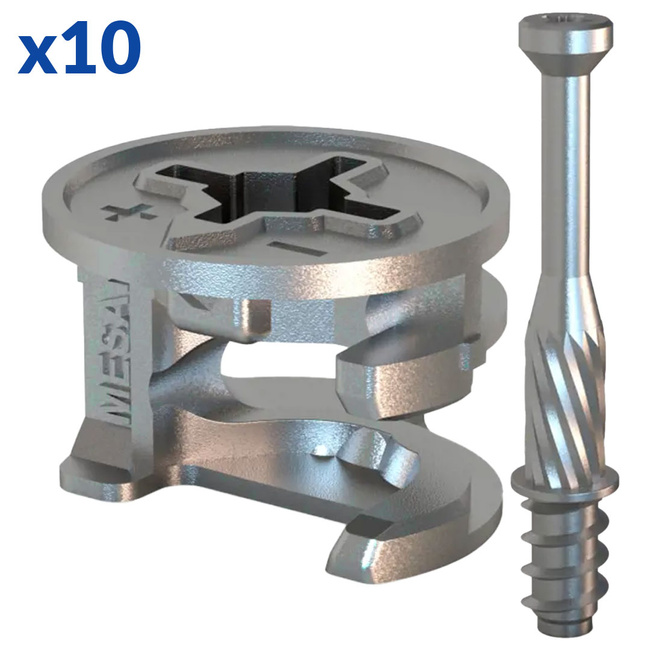 Złącze mimośrodowe Ø15x11.5 mm do płyt 14 i 15 mm - 10 kpl.