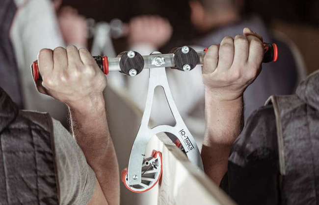 Uchwyt do noszenia płyt DUAL z dwoma rękojeściami 0 - 65 mm