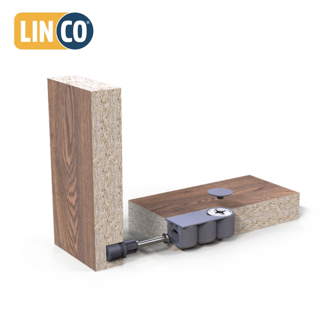 Korpus złącza LINCO 16 do płyt od 16 mm antracyt