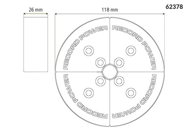 Szczęki tokarskie miękkie z tworzywa 140 mm