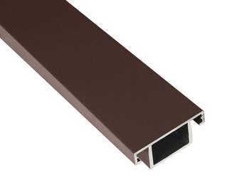 Poprzeczka wzmacniająca do moskitiery drzwiowej brązowa RAL 8017 A4 - 3.2m