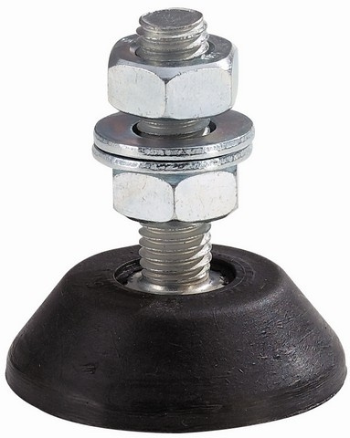 Stopy gumowe regulowane na wysokość do metalowego stojaka 4 szt