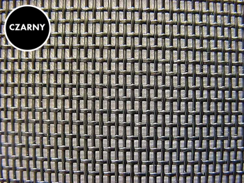 Siatka poliestrowa do moskitiery mocna, czarna szer. 1.2 m 15x11x0.8 mm XTRA Strong - 30 mb