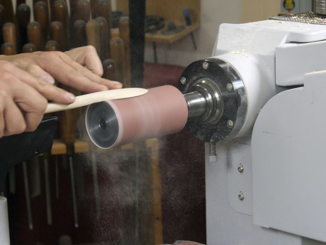 Wałek szlifierski ⌀25 mm z rzepem, aluminiowy