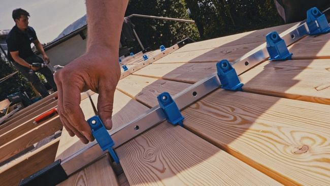Ścisk stolarski do desek, budowy tarasu 200 - 770 mm