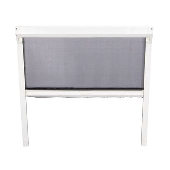 Moskitiera na okno dachowe rolowana biała 134x155 cm COMFORT - zestaw