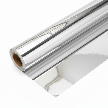 Folia lustro weneckie na okno, refleksyjna, srebrna S-15 szer. 1524 mm x 31.00 m