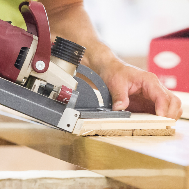 Zeta P2 frezarka do P-System Lamello z frezem z węglika (HW) w systenerze