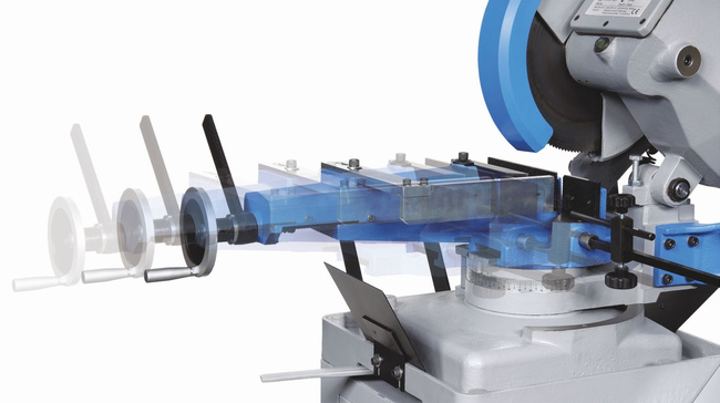 SY-350V Przecinarka tarczowa do metalu z systemem chłodzącym 400V