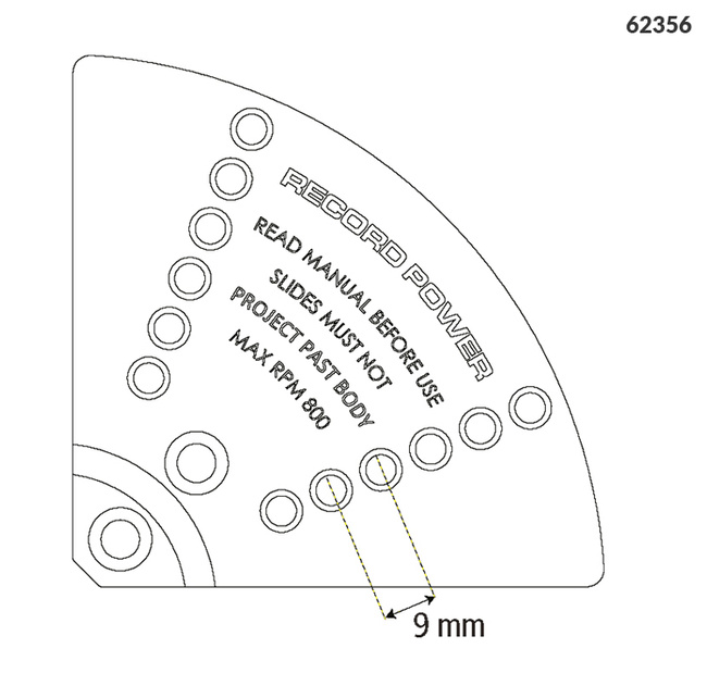 Szczęki tarczowe, demontowane Mini - do ⌀200 mm