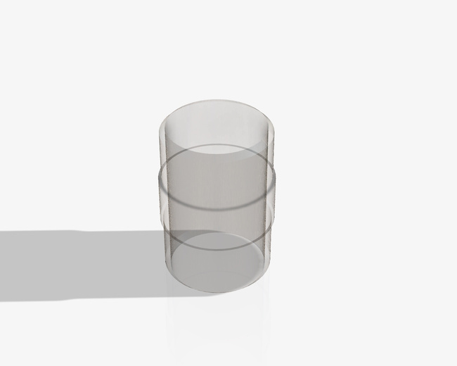 Łącznik przezroczysty do węży elastycznych ⌀ 2.5" - wewnętrzny