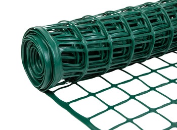 Siatka rabatowa, kontenerowa, ogrodzeniowa zielona szer. 50cm x 6m