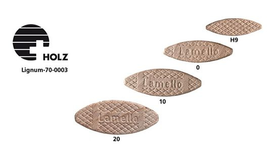 Lamelki bukowe, obce pióro Nr 10 Lamello