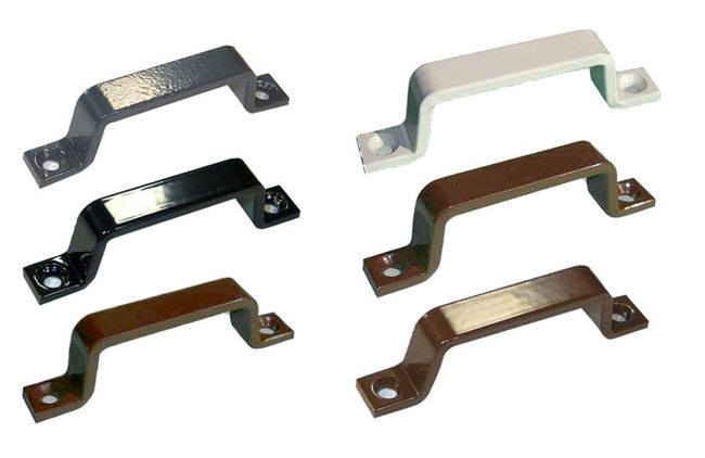 Mała klamka aluminiowa do moskitiery drzwiowej, zewnętrzna