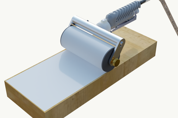 Dysza walcowa z wałkiem gumowym, szerokość 150 mm