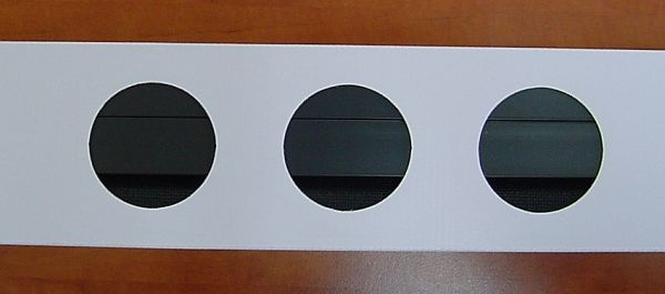 Moskitiera drzwiowa ramowa grafitowa | biała 100x210cm - zestaw