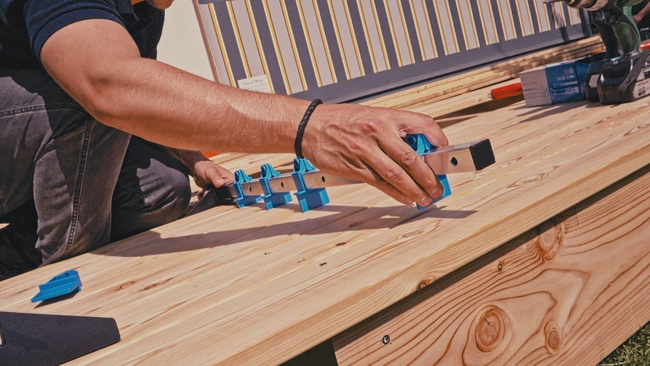 Ścisk stolarski do desek, budowy tarasu 200 - 770 mm