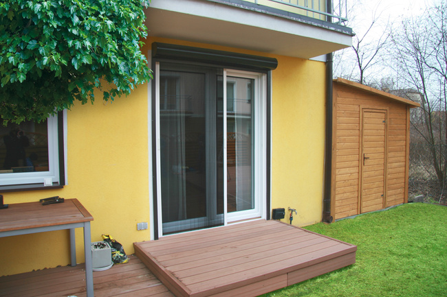 Moskitiera plisowana jednoskrzydłowa