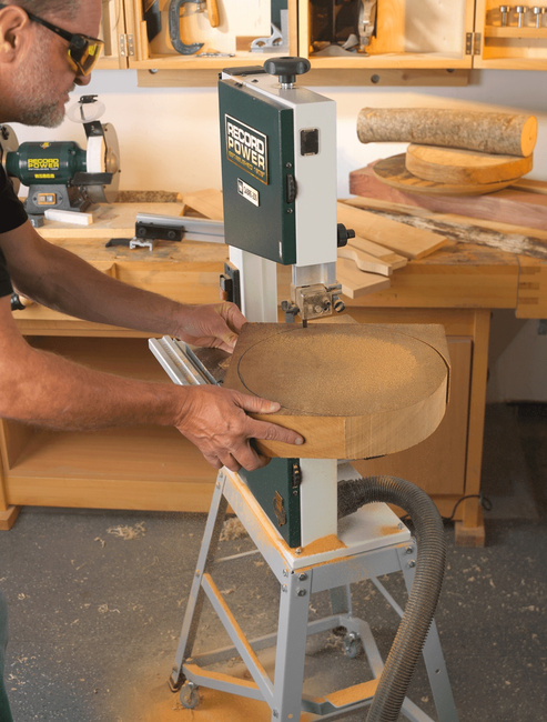 Mała pilarka taśmowa do drewna Sabre250