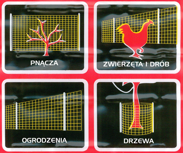 Siatka rabatowa, kontenerowa, ogrodzeniowa beżowa szer. 120cm x 3m