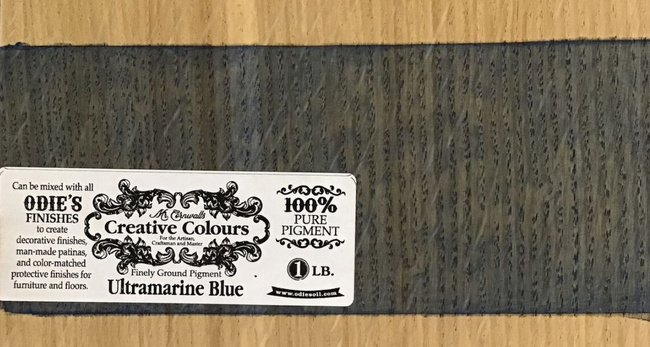 Niebieski ultramaryna pigment do olejów do drewna Mr. Cornwall - 266 ml