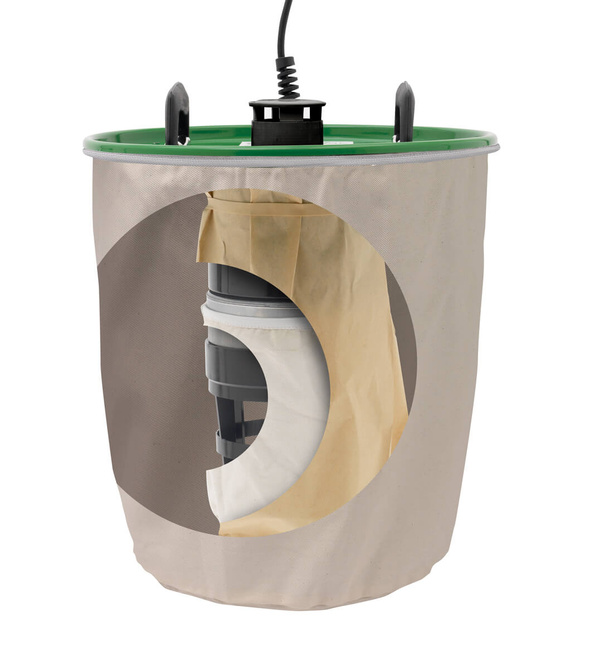 Odciąg do trocin, pyłu i wiórów 55 l, 1000W CGV336-3