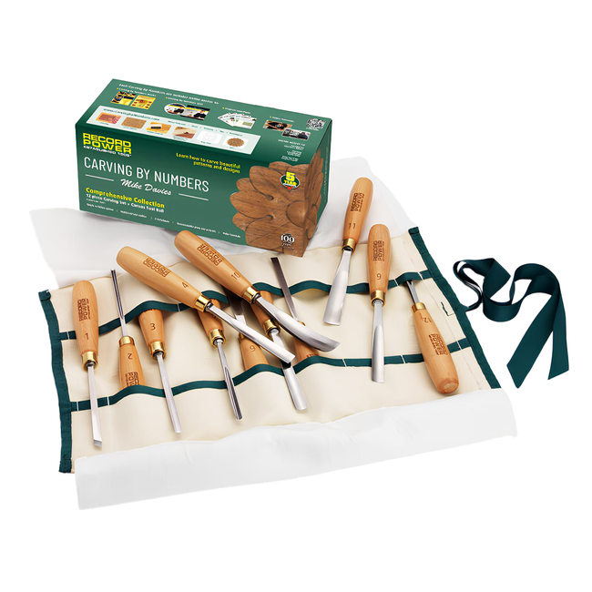 Zestaw 12 dłut rzeźbiarskich do drewna