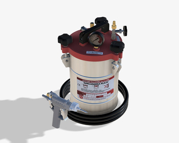 Nakładarka 5 kg do klejów PUR z pistoletem standardowym z rękojeścią sterowanym ręcznie