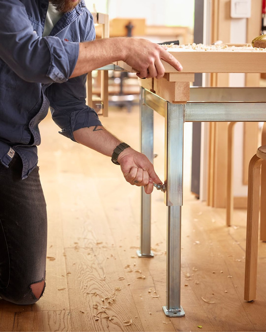 Stół stolarski z regulacją wysokości Duplex 2-stanowiskowy