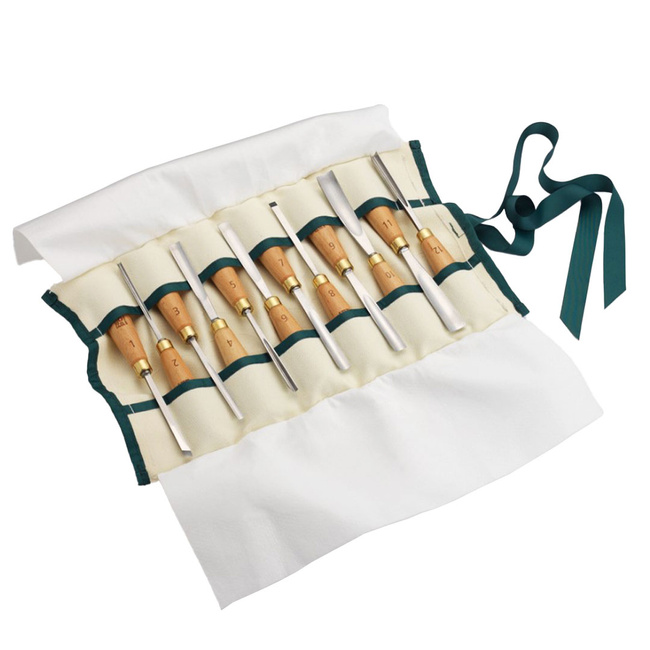 Zestaw 12 dłut rzeźbiarskich do drewna