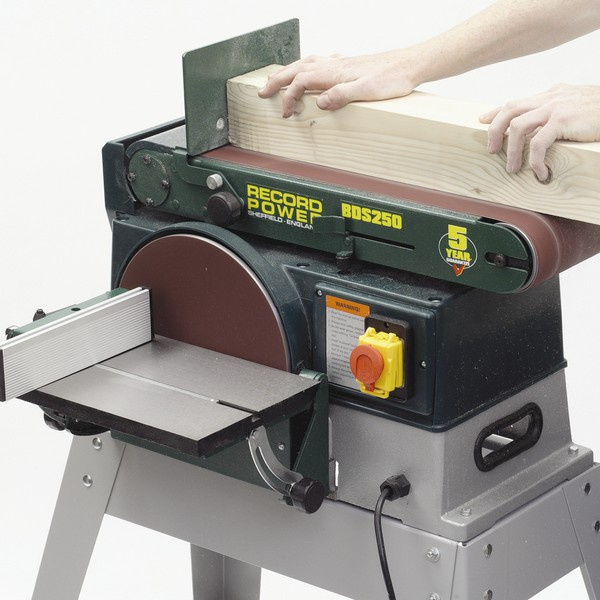 Szlifierka tarczowo-taśmowa do drewna BDS250