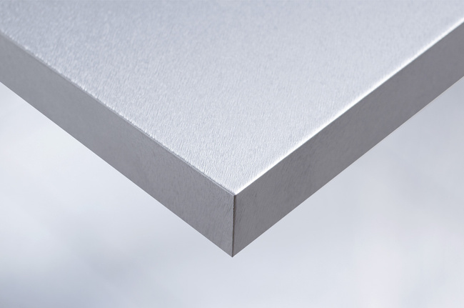 Folia srebro szczotkowane - metaliczna / deco