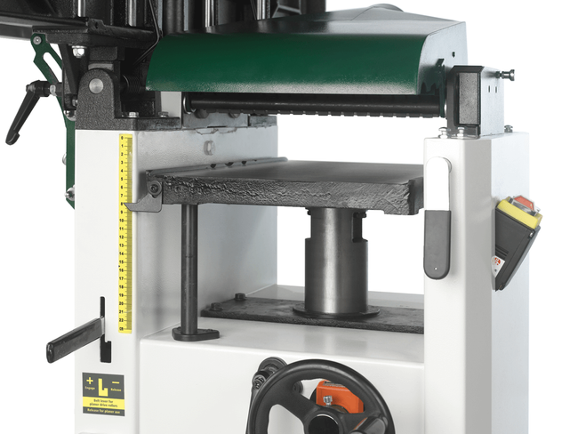 Wyrówniarko grubościówka z wałem 3-nożowym PT310 z podstawą jezdną 230V