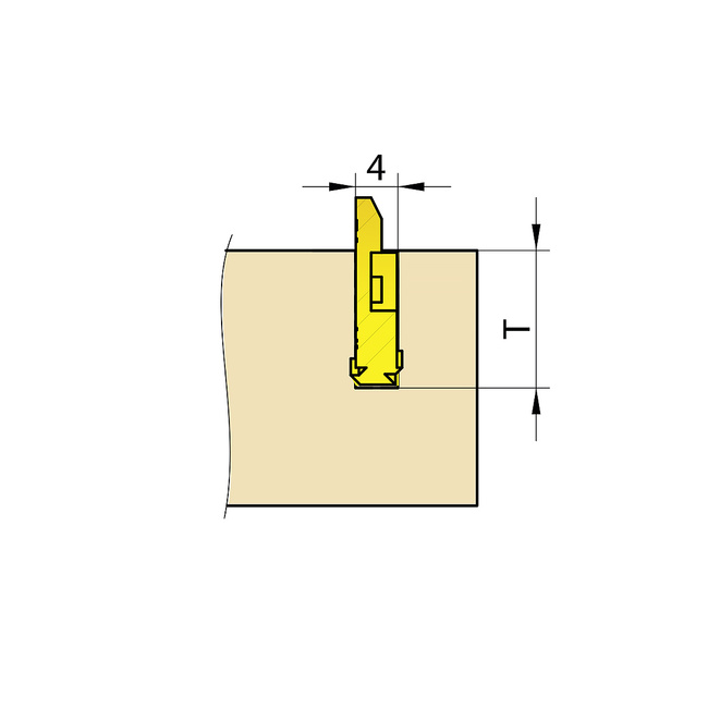 Złącze meblowe SUNNY KNAPP do lamelownicy