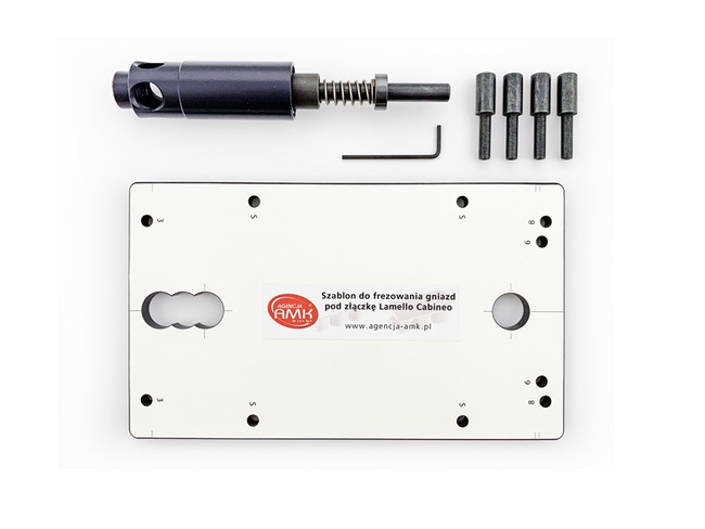 Szablon do wiercenia otworów pod złączkę Cabineo