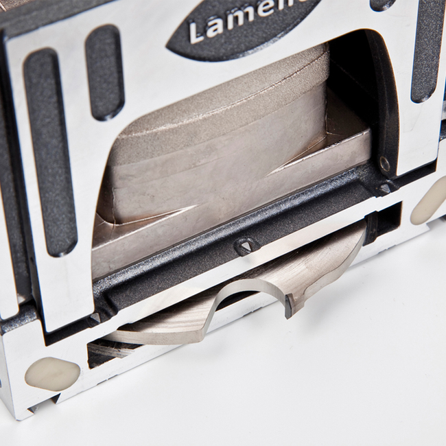 Zeta P2 frezarka do P-System Lamello z frezem z węglika (HW) w systenerze