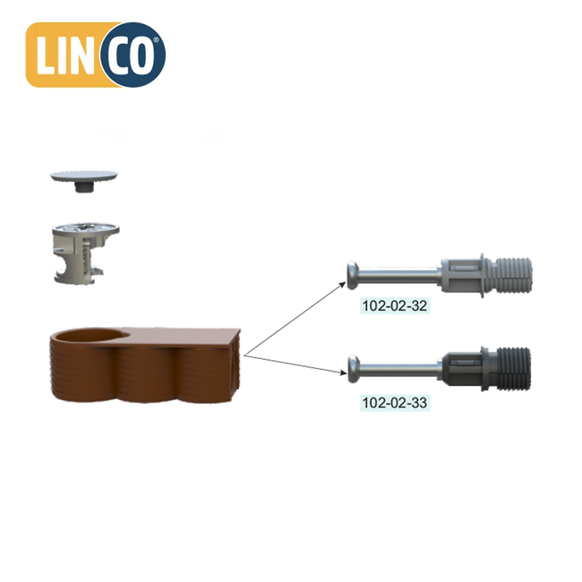 Korpus złącza LINCO 18 do płyt od 18 mm